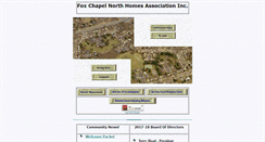 Desktop Screenshot of foxchapelnorthhoa.org